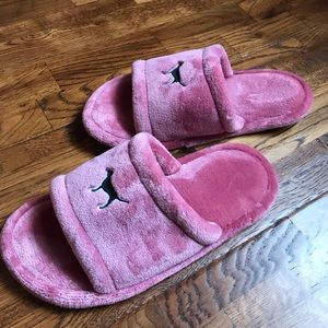 PINK slipper sandals size M